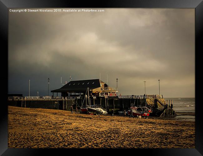  Stormy Broadstairs Framed Print by Stewart Nicolaou