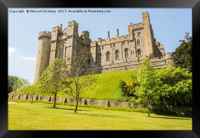 Arundel castle, Sussex Framed Print by Stewart Nicolaou