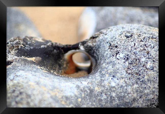 Beach close up Framed Print by Colin Brittain