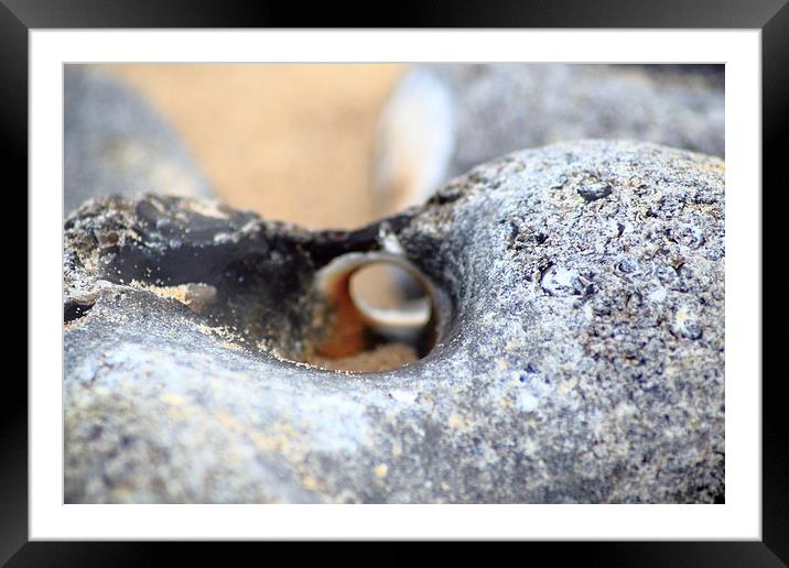 Beach close up Framed Mounted Print by Colin Brittain