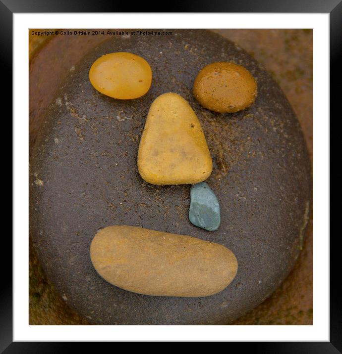  Emotistones Framed Mounted Print by Colin Brittain
