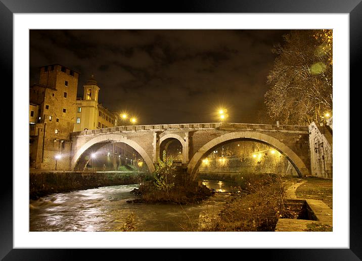 Ponte Fabricio Framed Mounted Print by sean furlong