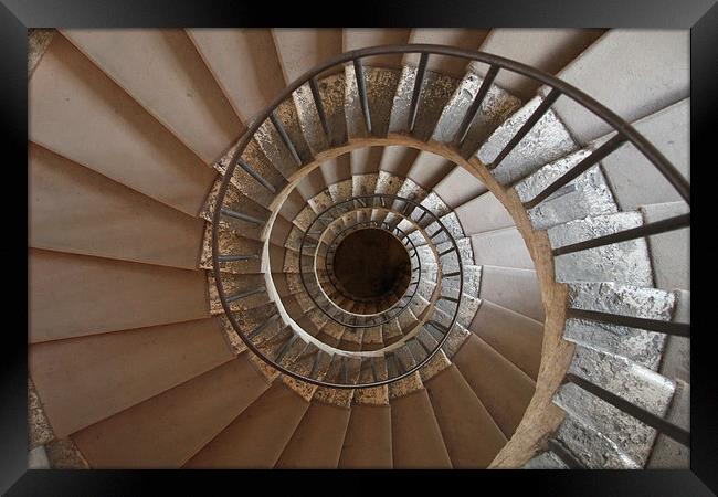 Spiral Framed Print by sean furlong