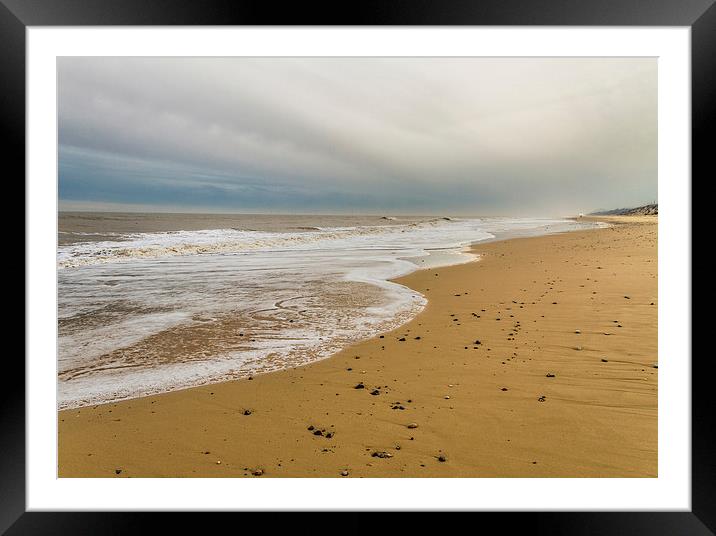 Hemsby Beach Framed Mounted Print by James Taylor