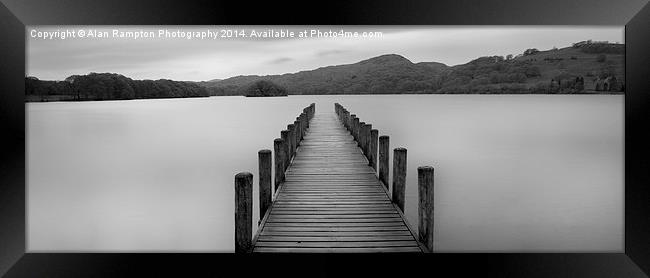 Calm Coniston water Framed Print by Alan Rampton Photography