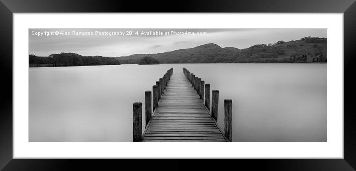 Calm Coniston water Framed Mounted Print by Alan Rampton Photography
