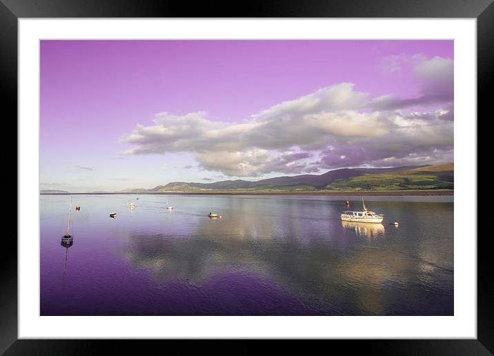  Purple Harbour Framed Mounted Print by Jason Moss