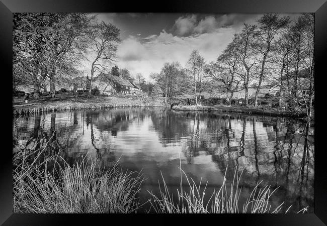 Lumsdale Middle Pond Framed Print by Jason Moss