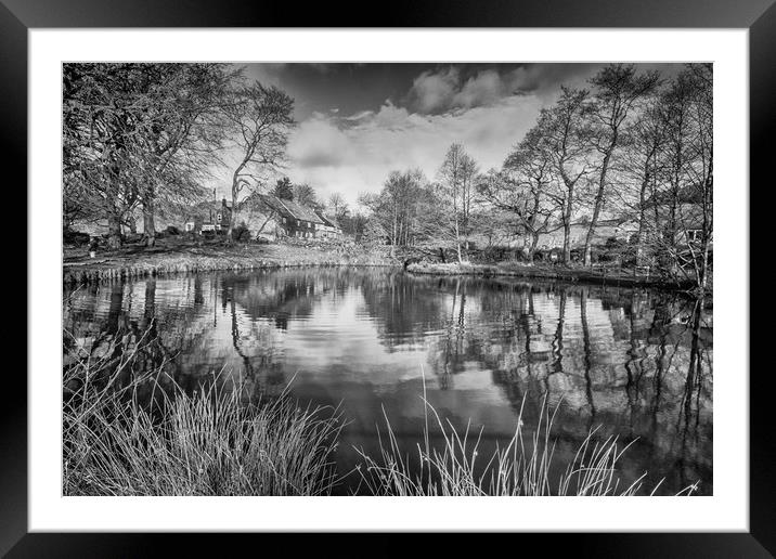 Lumsdale Middle Pond Framed Mounted Print by Jason Moss