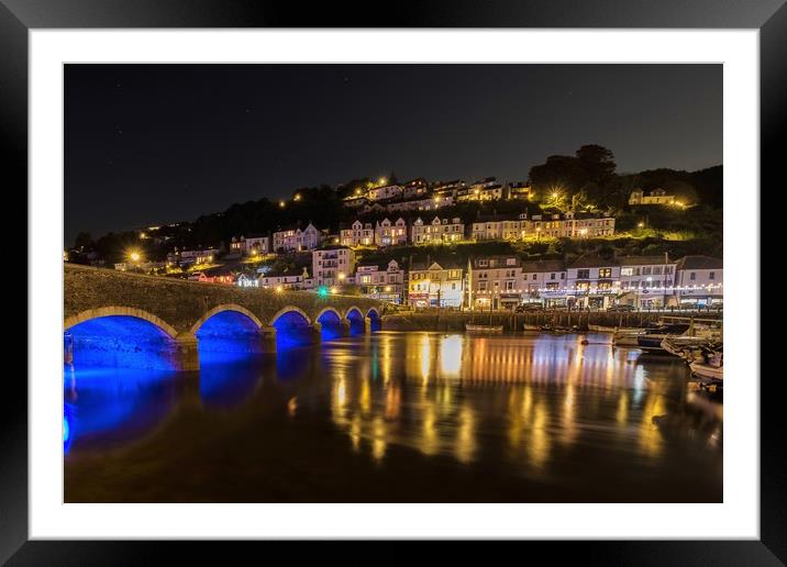Looe Harbour Framed Mounted Print by Jason Moss