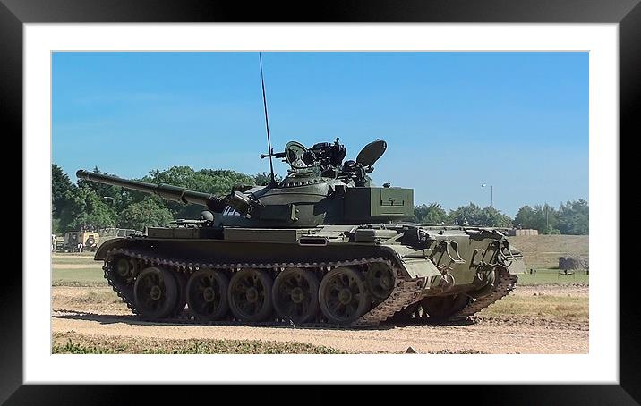 t59 tank Framed Mounted Print by nick wastie