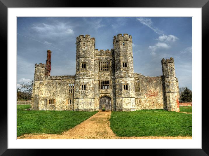 titchfield abbey ruin Framed Mounted Print by nick wastie