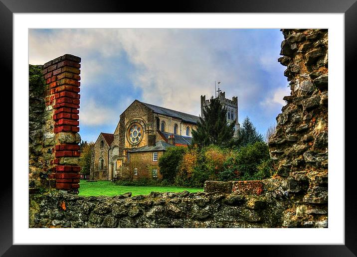 waltham abbey Framed Mounted Print by nick wastie