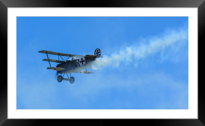 triplane Framed Mounted Print by nick wastie
