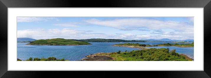 Craobh Haven Panorama 1 Framed Mounted Print by Tommy Dickson