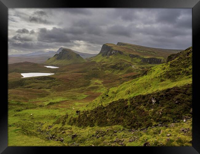 The Quiraing, Isle of Skye.  Framed Print by Tommy Dickson