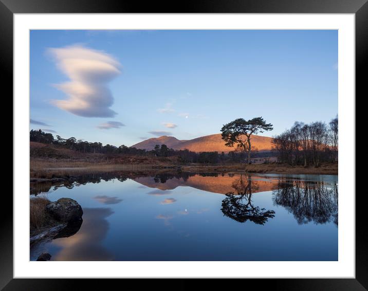 Sunrise at Loch Tulla Framed Mounted Print by Tommy Dickson