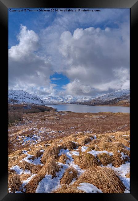 Loch Arklet, Scotland. Framed Print by Tommy Dickson
