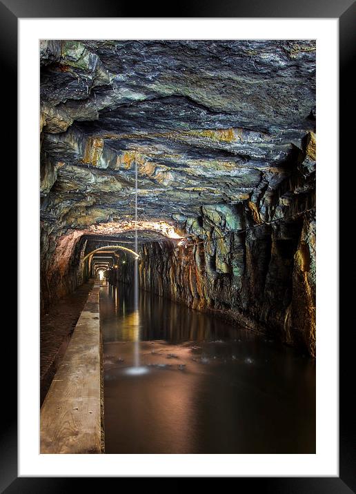 The Enchanting Falkirk Tunnel Framed Mounted Print by Tommy Dickson