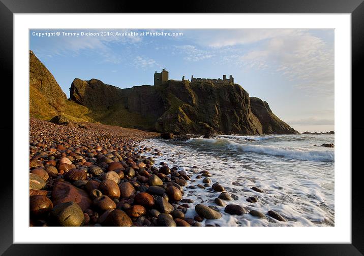 Ruins of Dunnottar Castle Framed Mounted Print by Tommy Dickson