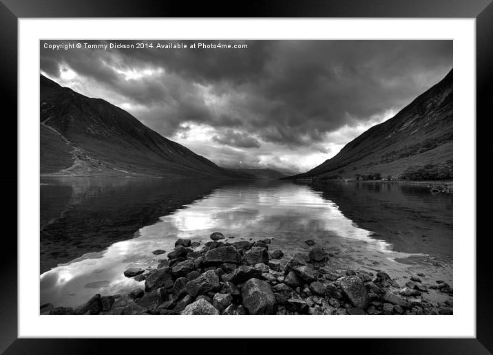 Loch Etive Framed Mounted Print by Tommy Dickson