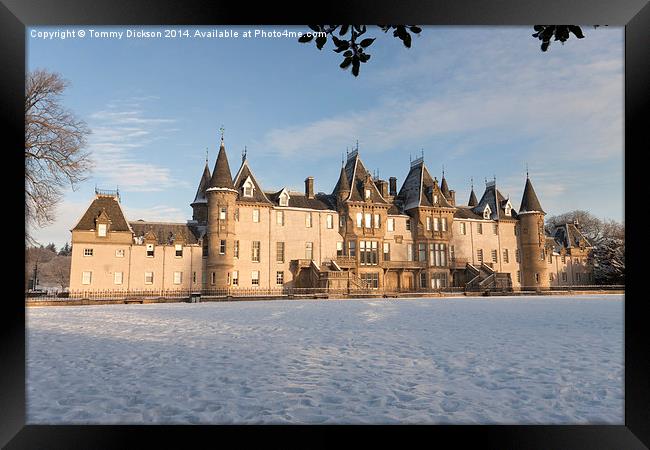 Winter Wonderland at Callendar House Framed Print by Tommy Dickson