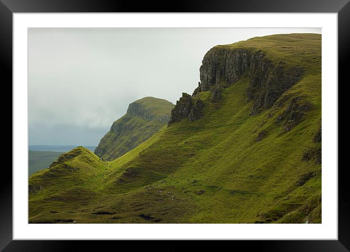 The Quiraing, Skye. Framed Mounted Print by Tommy Dickson