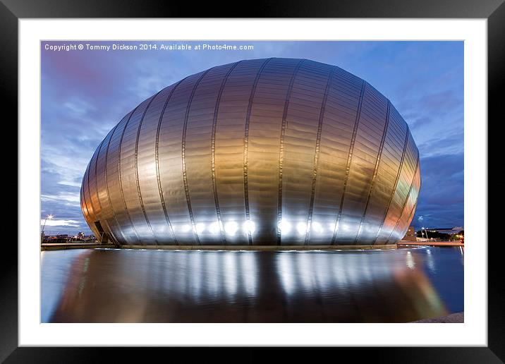 Glasgow Imax Framed Mounted Print by Tommy Dickson