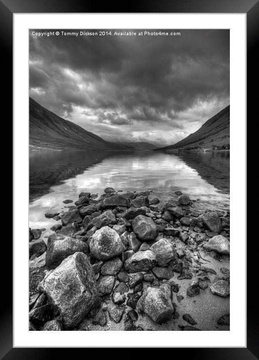 Majestic Serenity of Loch Etive Framed Mounted Print by Tommy Dickson