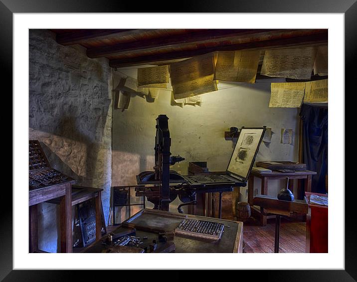 Traditional Print Shop Framed Mounted Print by Tommy Dickson