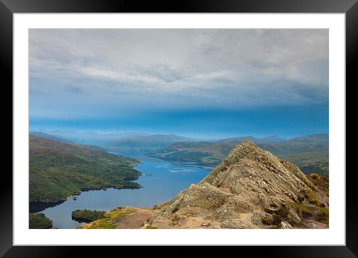  Ben A'an and Loch Katrine. Framed Mounted Print by Tommy Dickson