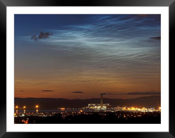 Radiant Night Skies Framed Mounted Print by Tommy Dickson