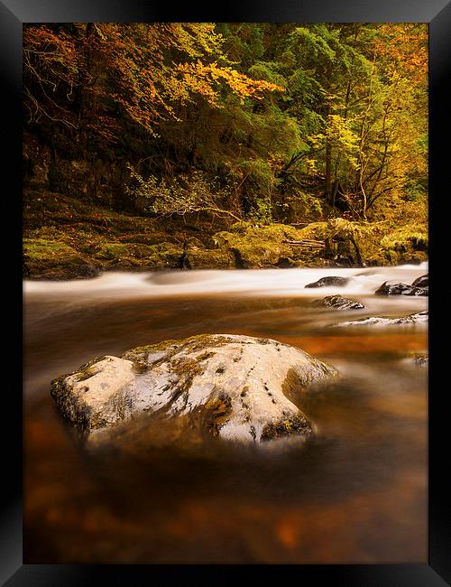  The River Braan, Perthshire, Scotland. Framed Print by Tommy Dickson
