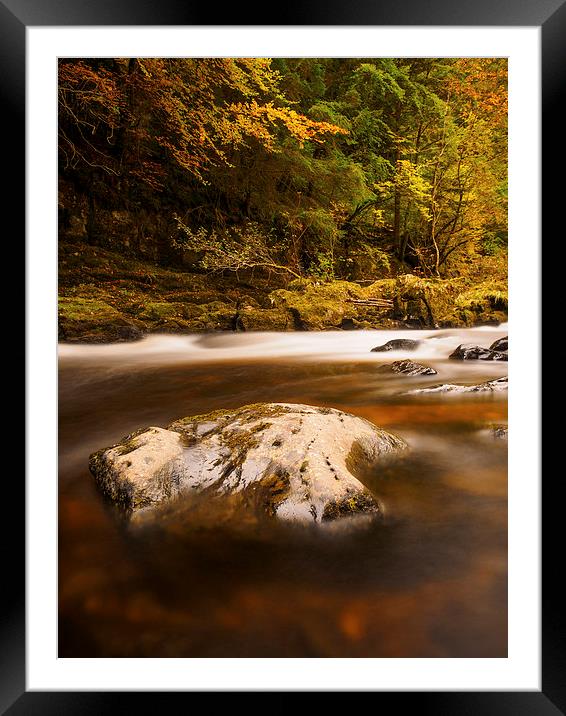  The River Braan, Perthshire, Scotland. Framed Mounted Print by Tommy Dickson
