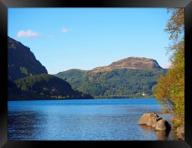 Loch Lubnaig in the Trossachs, Scotland. Framed Print by Tommy Dickson