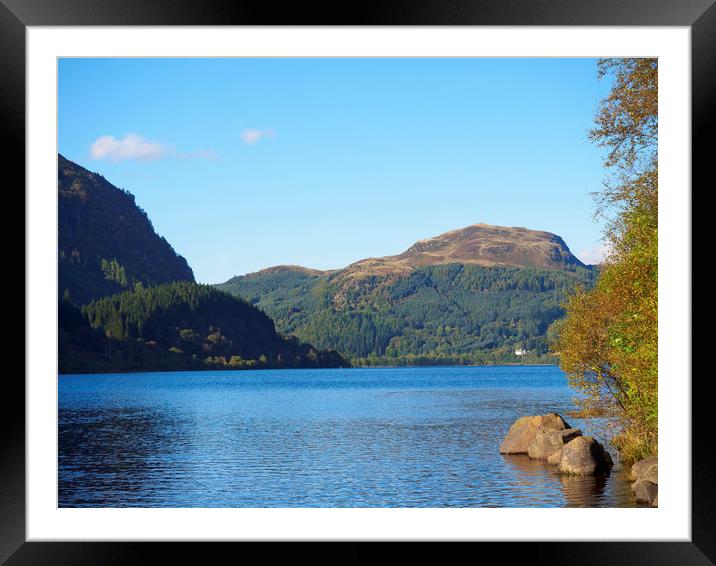 Loch Lubnaig in the Trossachs, Scotland. Framed Mounted Print by Tommy Dickson