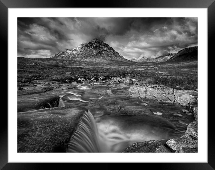 The Cauldron, Glencoe. Framed Mounted Print by Tommy Dickson