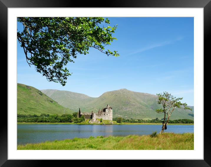 Loch Awe and Kilchurn Castle. Framed Mounted Print by Tommy Dickson