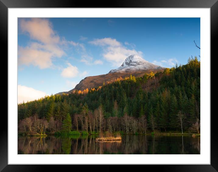 Glencoe Lochan and the Pap of Glencoe Framed Mounted Print by Tommy Dickson