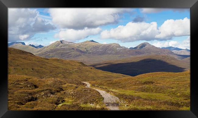 View from the Devil's staircase, Glencoe. Framed Print by Tommy Dickson