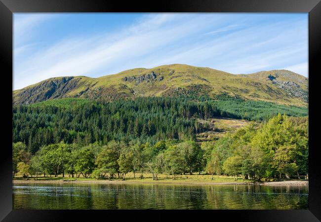 Loch Lubnaig. Framed Print by Tommy Dickson