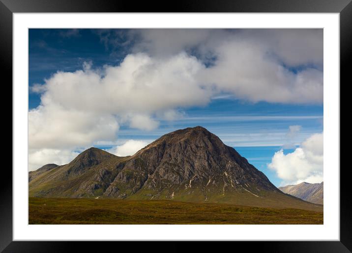 Buachaille Etive Mor. Framed Mounted Print by Tommy Dickson