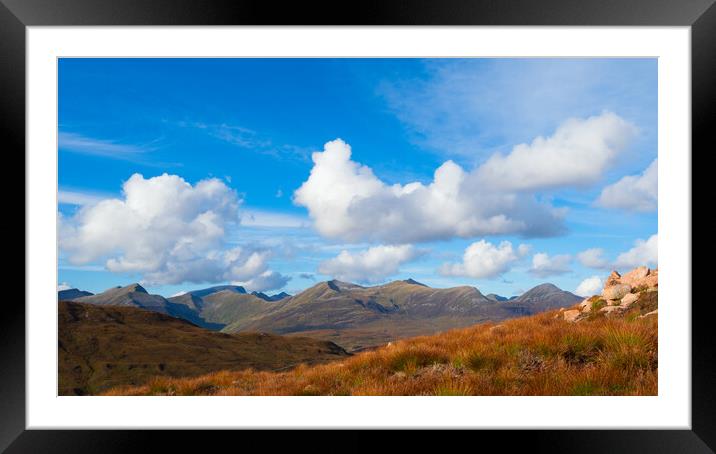Scotland's Mountains. Framed Mounted Print by Tommy Dickson