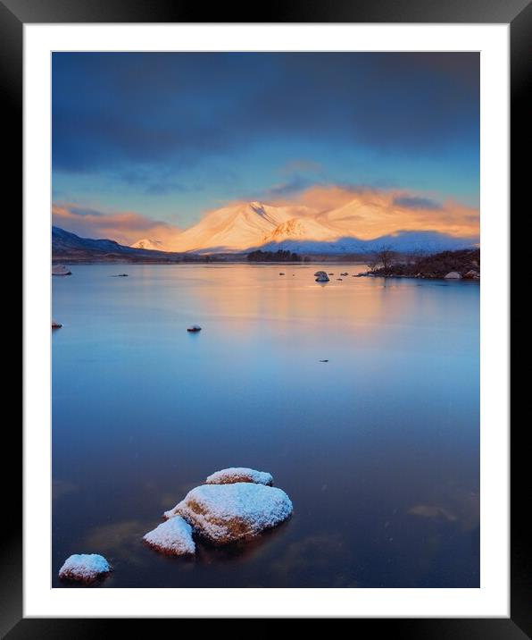 Frozen Beauty Framed Mounted Print by Tommy Dickson