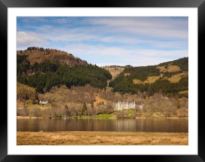 Tigh Mor Hotel, Loch Achray. Framed Mounted Print by Tommy Dickson