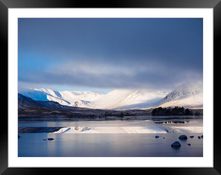 Lochan na h-achlaise, Glen Coe. Framed Mounted Print by Tommy Dickson