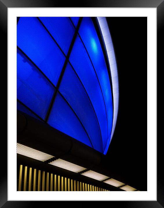 Glasgow Architecture at night. Framed Mounted Print by Tommy Dickson
