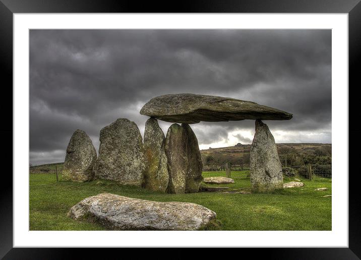 Pentre Ifan Framed Mounted Print by Mike Snelle
