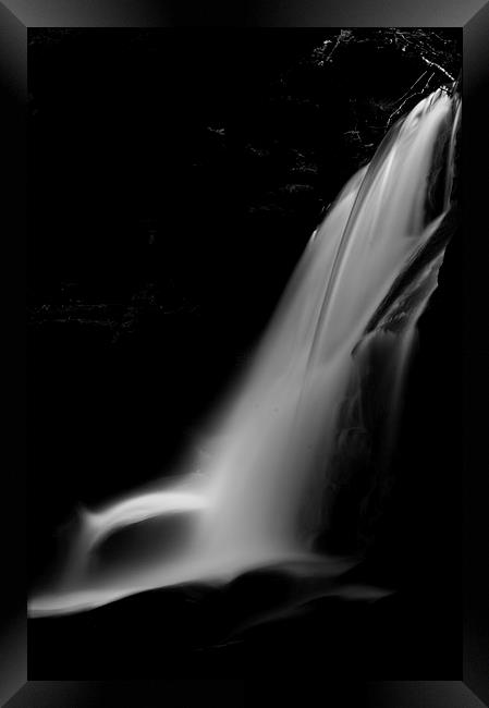Waterfall of Light Framed Print by Darren Eves