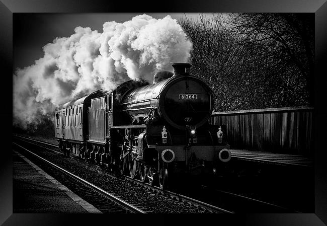  Steam Train Framed Print by Darren Eves